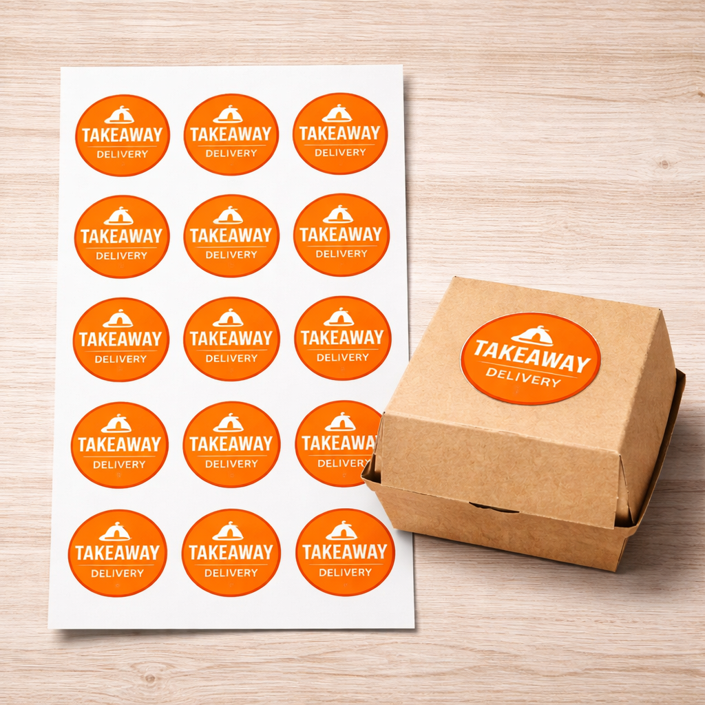 Takeaway Stickers 5mm Circle