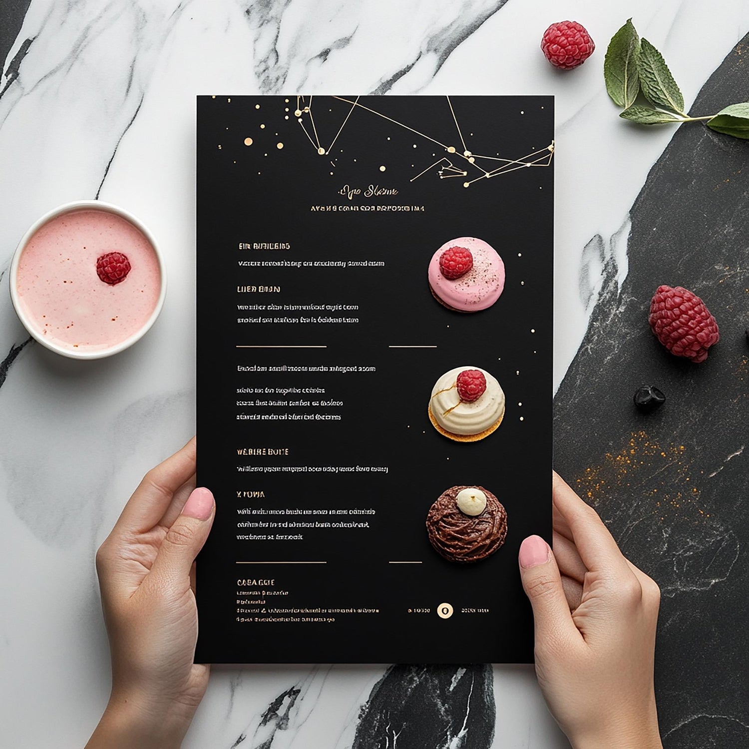 Dessert Menus