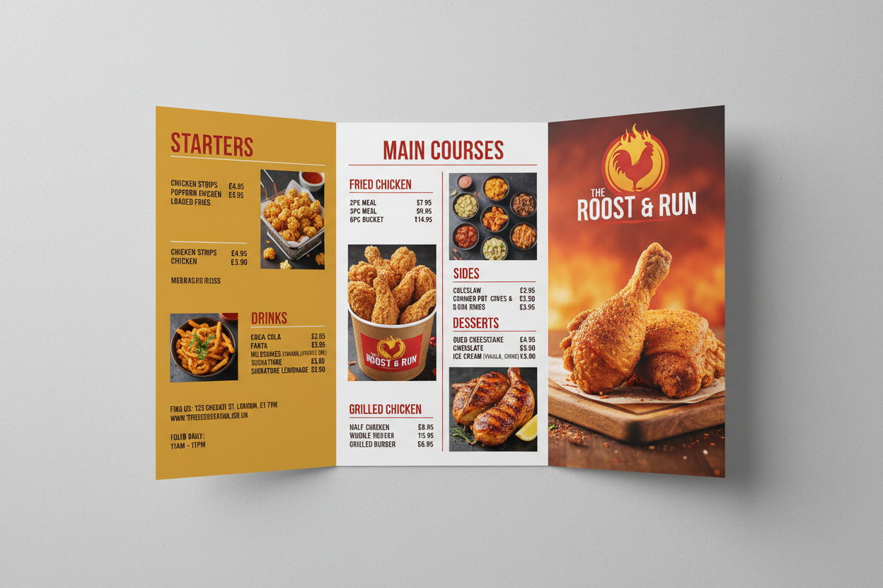 A3 Menus