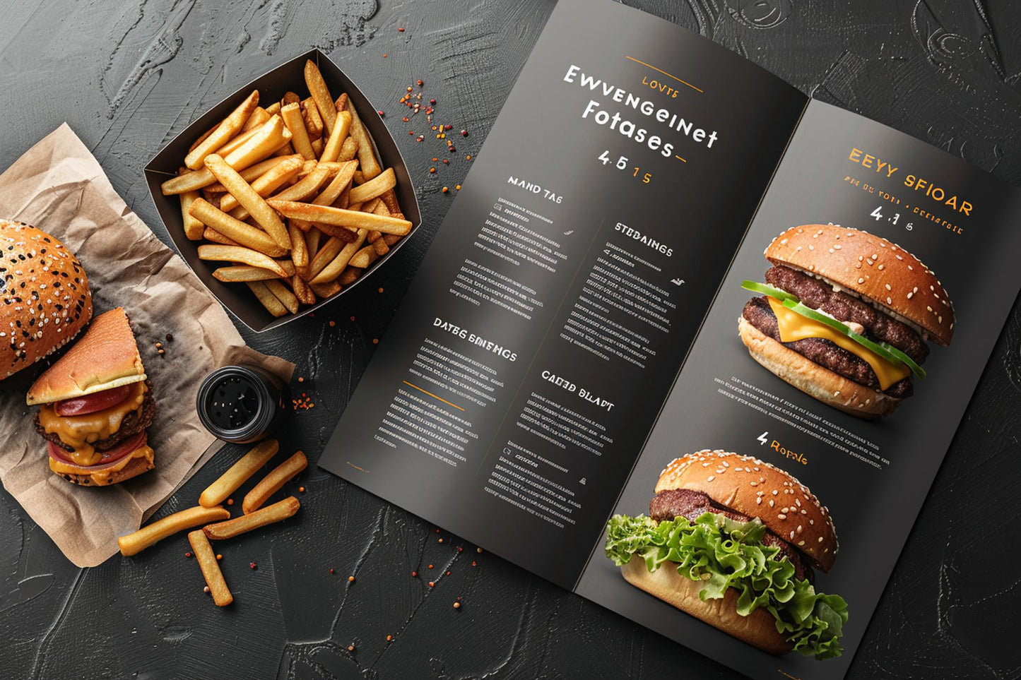 Takeaway Menus A4 Folded (130gsm)