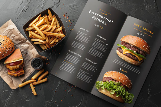 Takeaway Menus A4 Folded (130gsm)