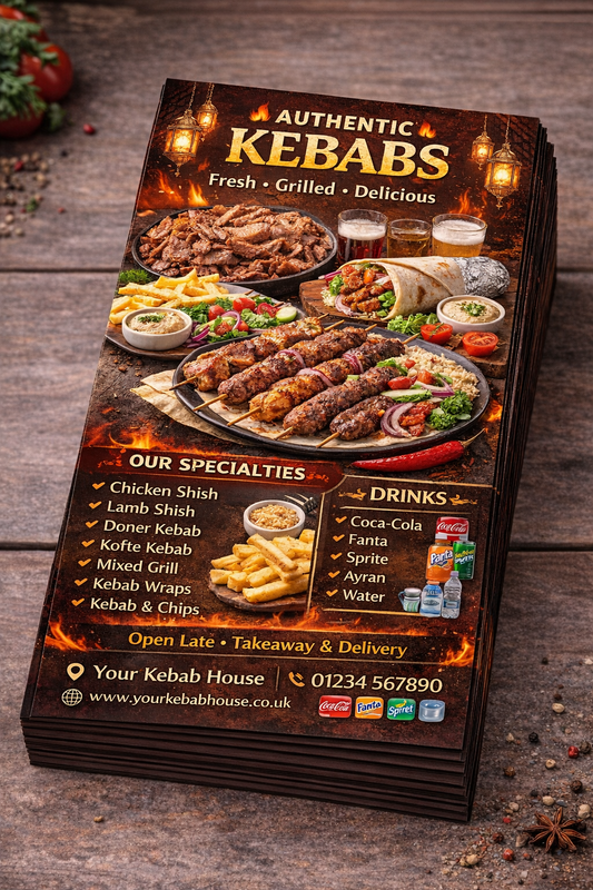 Takeaway Menu A5 (300gsm)