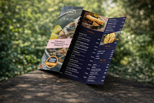 Takeaway Menus A3 Gate Folded (130gsm)