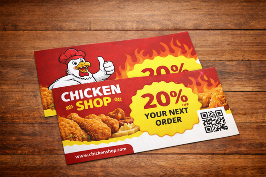 Vouchers A6 Gloss Laminated (300gsm)